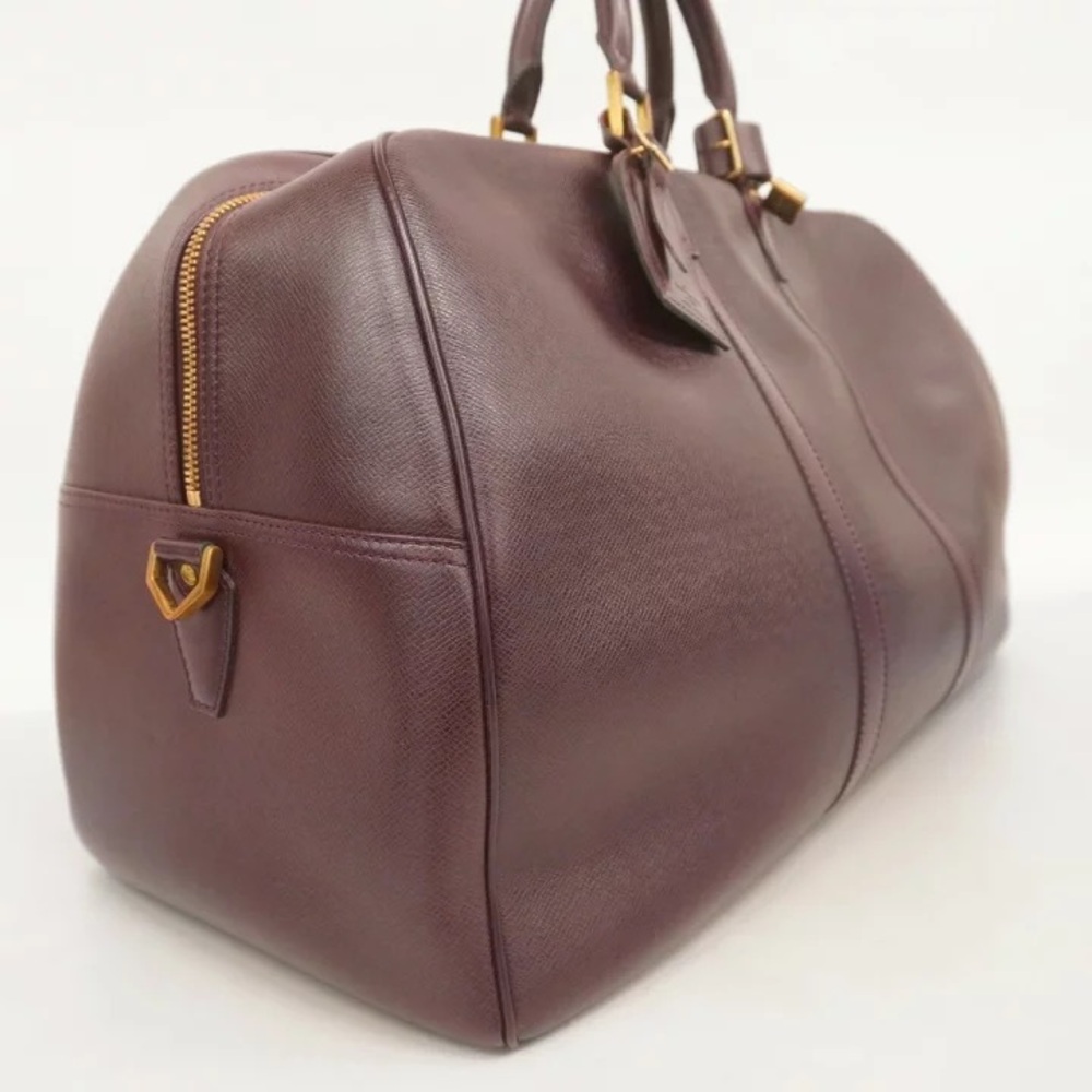 Authentic Louis Vuitton Taiga Kendall PM ACAJOU travel bag with strap - Picture 5 of 16